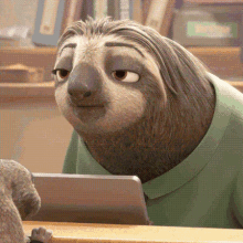 Sloth Smile GIF