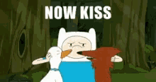 Adventure Time Now GIF - Adventure Time Now Kiss GIFs