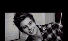 a picture of a man singing into a microphone with the words cute made with follow out