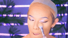 Foundation Just Under The Eyes GIF