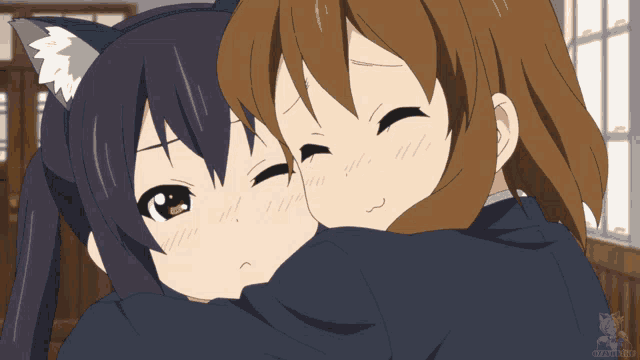 Anime couple hugging on Craiyon