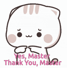 Master Yes Master GIF - Master Yes Master Thank You Master GIFs