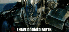 Transformers Optimus Prime GIF - Transformers Optimus Prime I Have Doomed Earth GIFs
