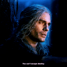 The Witcher Geralt Of Rivia GIF - The Witcher Geralt Of Rivia You Cant Escape Destiny GIFs
