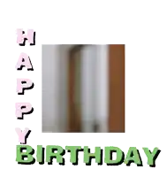 a happy birthday greeting card with a picture of a man