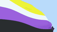 Nonbinary Nonbinary Flag GIF - Nonbinary Nonbinary Flag Queer GIFs