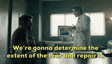 Determine The Extent Of The Tear And Repair It Seal Team GIF - Determine The Extent Of The Tear And Repair It Seal Team Jason Hayes GIFs