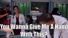 Chicago Med Natalie Manning GIF - Chicago Med Natalie Manning You Wanna Give Me A Hand With This GIFs