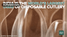 India Is The World'S Largestuser Of Disposable Cutleryhuffpostsource The Beter Ndia.Gif GIF - India Is The World'S Largestuser Of Disposable Cutleryhuffpostsource The Beter Ndia Home Decor Linen GIFs