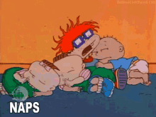 naps on rugrats chuckie phil
