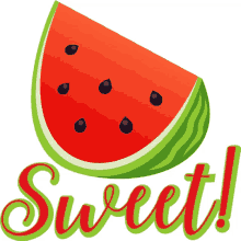 sweet summer fun joypixels delicious watermelon