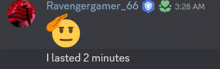 a screenshot of a conversation between ravengergamer 66 and 3:28 am