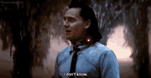 Loki I Dont Know GIF - Loki I Dont Know Idk GIFs