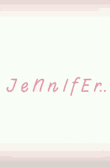 Name Jennifer GIF - Name Jennifer Heart GIFs