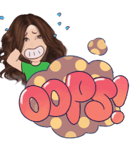 Oops Sorry Sticker - Oops Sorry Mistake Stickers