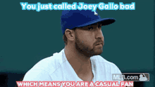 Joey Gallo Casual Fan GIF - Joey Gallo Casual Fan Texas Rangers GIFs
