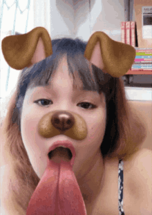 Tongue Dog Filter GIF - Tongue Dog Filter Snapchat GIFs
