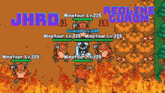 a screenshot of a video game with minotaur lv 225 in the middle