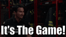 Station 19 Travis Montgomery GIF - Station 19 Travis Montgomery Its The Game GIFs