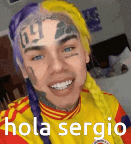 Sergio Hola Sergio GIF - Sergio Hola Sergio Tekashi Sergio GIFs