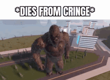 Kong Dies From Cringe GIF - Kong Dies From Cringe King Kong GIFs