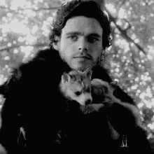 Game Of Thrones Robb Stark GIF - Game Of Thrones Robb Stark Dire Wolf GIFs