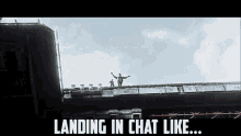 Landing Chat GIF - Landing Chat Deadpool GIFs