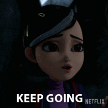 Keep Going Claire Nunez GIF - Keep Going Claire Nunez Trollhunters Tales Of Arcadia GIFs