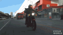 Look At Me On My Motorbike Cycle World GIF
