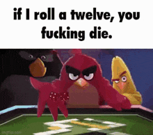 Angry Birds Discord GIF - Angry Birds Discord If I Roll A 12 GIFs