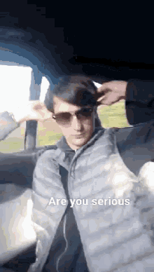 Are You Serious Lunettes GIF - Are You Serious Lunettes Car GIFs