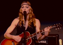 Madonna Guitar GIF - Madonna Guitar Madonna GIFs