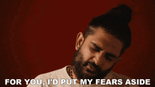 For You I'D Put My Fears Aside Sid Sriram GIF - For You I'D Put My Fears Aside Sid Sriram Everything For You GIFs