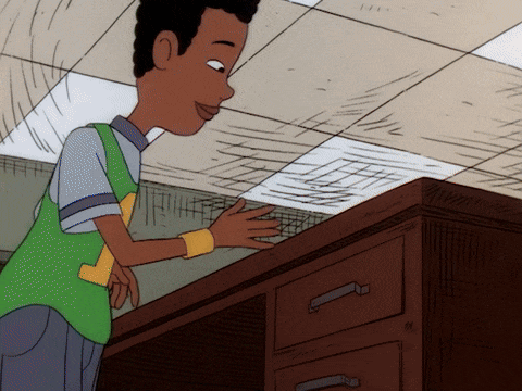 Vince takes a key labelled 'The Key' from a drawer