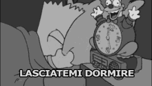Appena Sveglio Sveglia Dormire Voglio Dormire Bart Simpson GIF - Just Woke Up Alarm Sleep GIFs