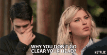 Why You Dont Go Clear Your Head Sarah Grey GIF - Why You Dont Go Clear Your Head Sarah Grey Alyssa Drake GIFs