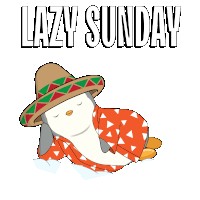 Sunday Penguin Sticker - Sunday Penguin Lazy Stickers