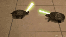 Turtles Fighting GIF - Turtles Fighting Starwars GIFs