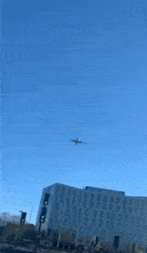 Gif Plane Hover At Building Glitch In The Matrix GIF - Gif Plane Hover At Building Glitch In The Matrix GIFs