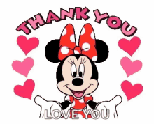 Thank You I Love You GIF - Thank You I Love You Minnie GIFs