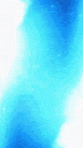 a blue and white background with a few white dots