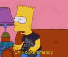 Chill Out Simpsons GIF