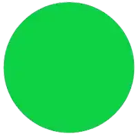 a green circle on a white background is a plain green circle