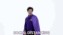 Social Distancing Lachlan Gillespie GIF - Social Distancing Lachlan Gillespie Purple Wiggle GIFs