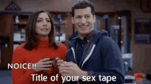 Title Of Your Sex Tape Brooklyn99 GIF - Title Of Your Sex Tape Brooklyn99 Jake Peralta GIFs