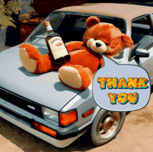 Teddy Bear Thank You GIF - Teddy Bear Thank You Thanks GIFs
