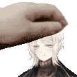 a person is putting a towel on a woman 's head .