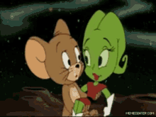 Kiss Tom Jerry GIF - Kiss Tom Jerry In Love GIFs