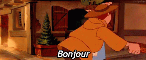 Bonjour GIF - Bonjour Belle Beauty And Beast - Discover & Share GIFs