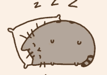 Sleeping GIF - Pusheen Cat Sleeping GIFs
